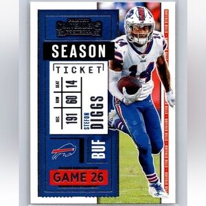 ❤️6/$6❤️ Stefan Diggs 2020’Panini Buffalo Bills NFL Football Card